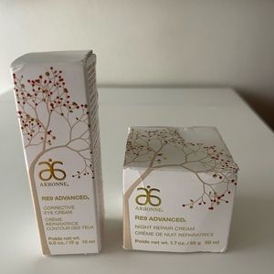 Arbonne RE9 brand new eye cream and night repair cream